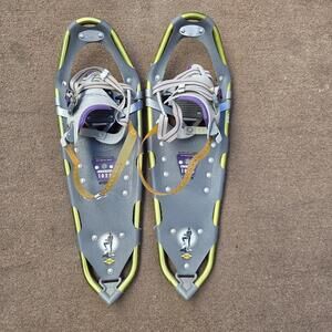 Atlas Elektra 1025 Snowshoes Gray Yellow Outdoor Hiking 24x8